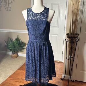 THE LIMITED Navy Lace Sundress Size 8